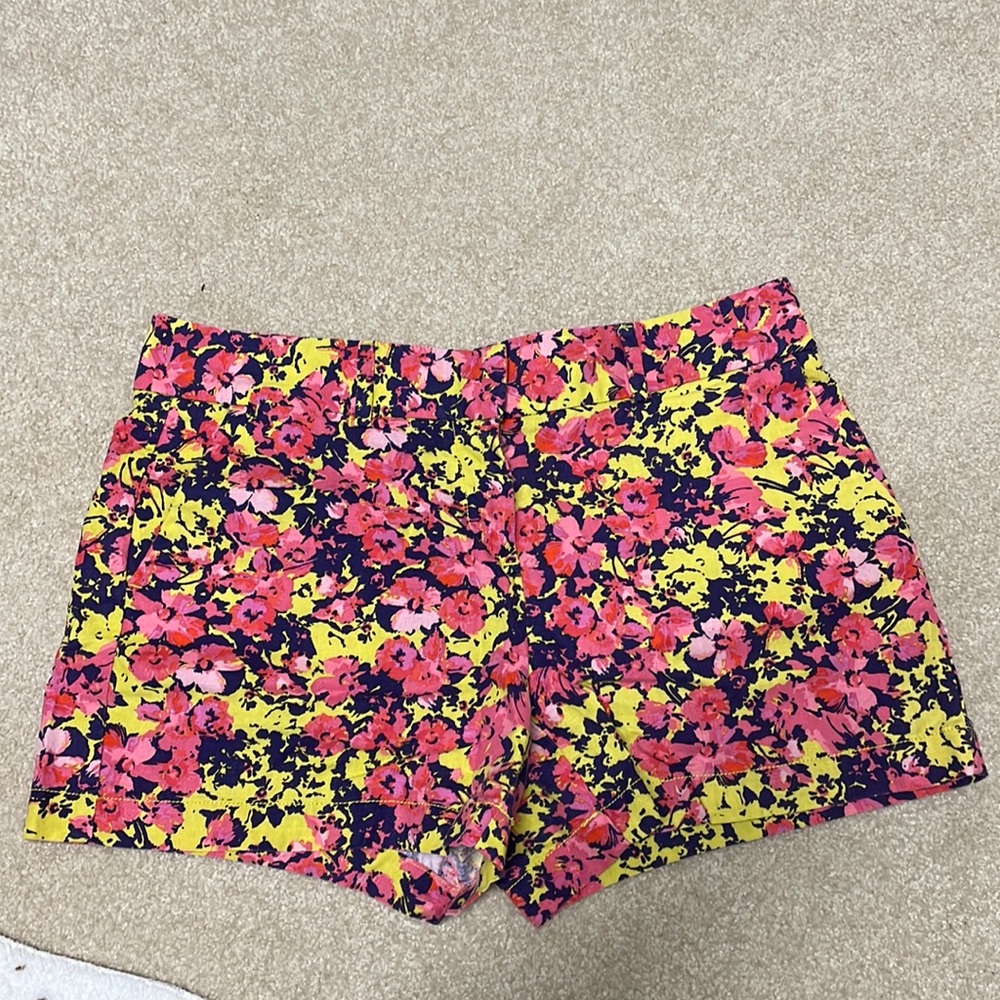 Loft linen blend shorts